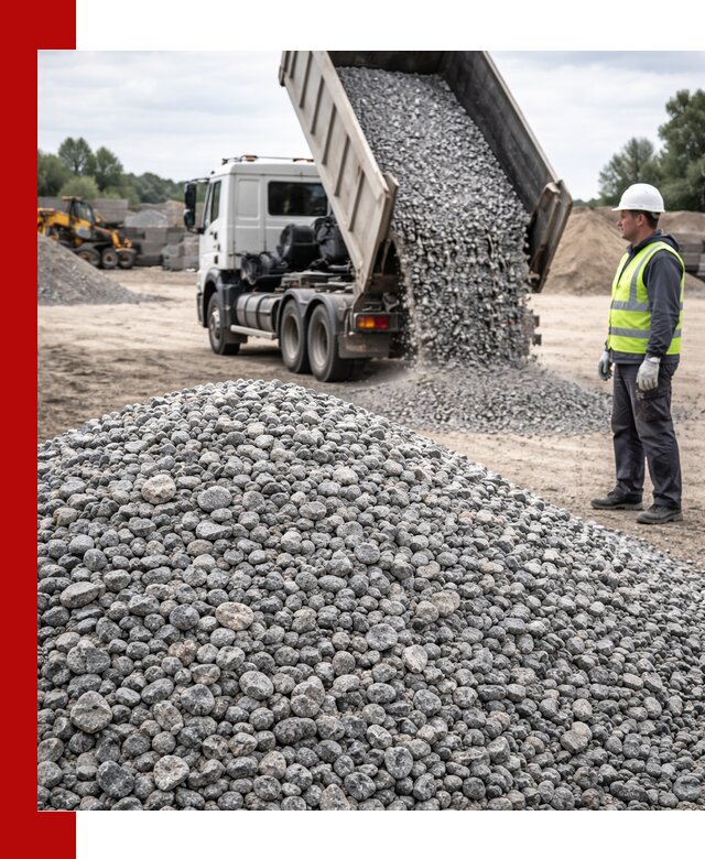 Доставка и продажа гранитного щебня фракции 5-20 в Ревде