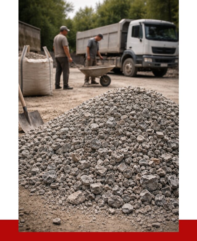 Гранитный щебень фракция 20-40 в Ревде от 3385 руб. ПРОНЕРУДРвд