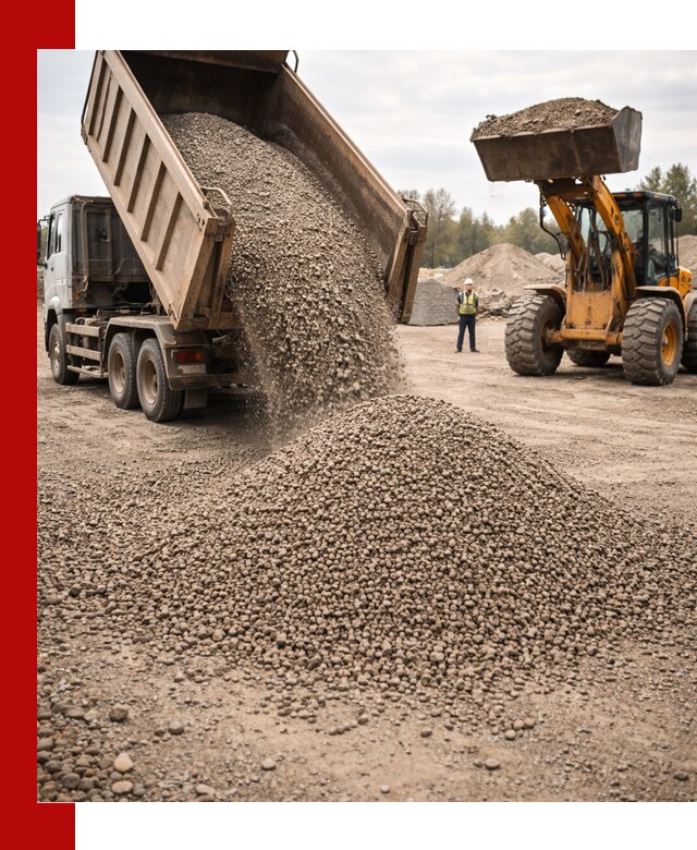 Гравийный щебень фракция 3–10 с доставкой в Ревде