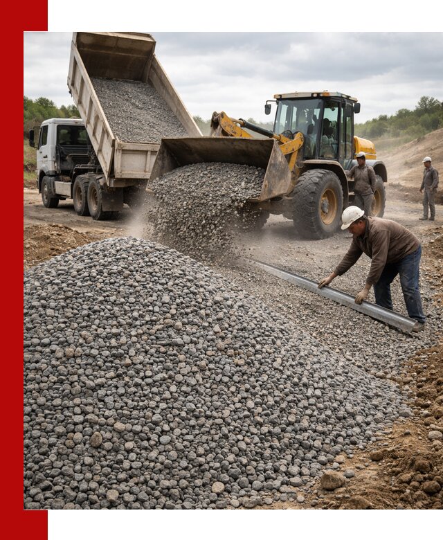 Гравийный щебень фракция 5-20 с доставкой в Ревде
