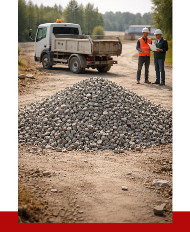 Гравийный щебень фракция 20-40 в Ревде от 1269 р. | ПРОНЕРУДРвд