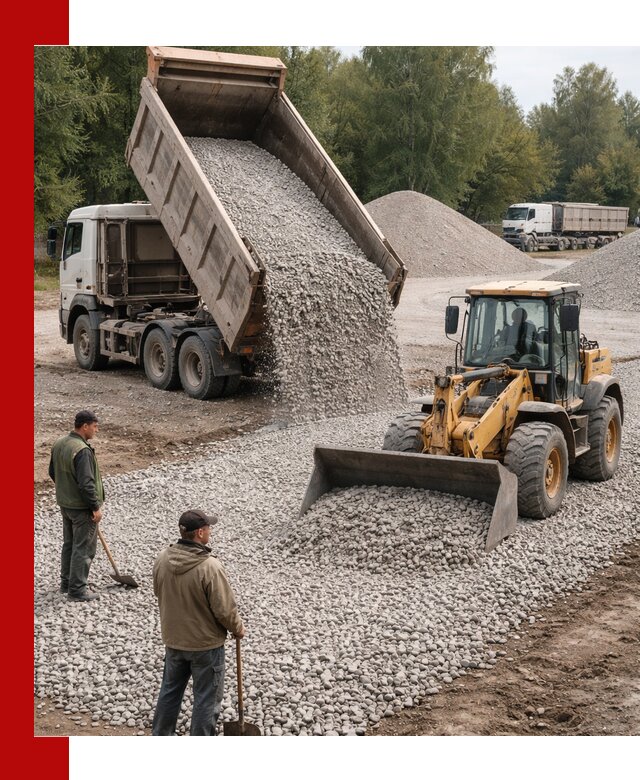 Купить гравийный щебень фракция 20-40 в Ревде с доставкой