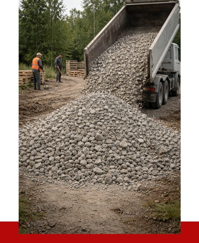 гравийный щебень фракция 70-120 в Ревде от 2592 р. ПРОНЕРУДРвд