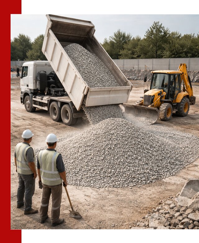 Купить известняковый щебень фракции 5–10 мм с доставкой в Ревде