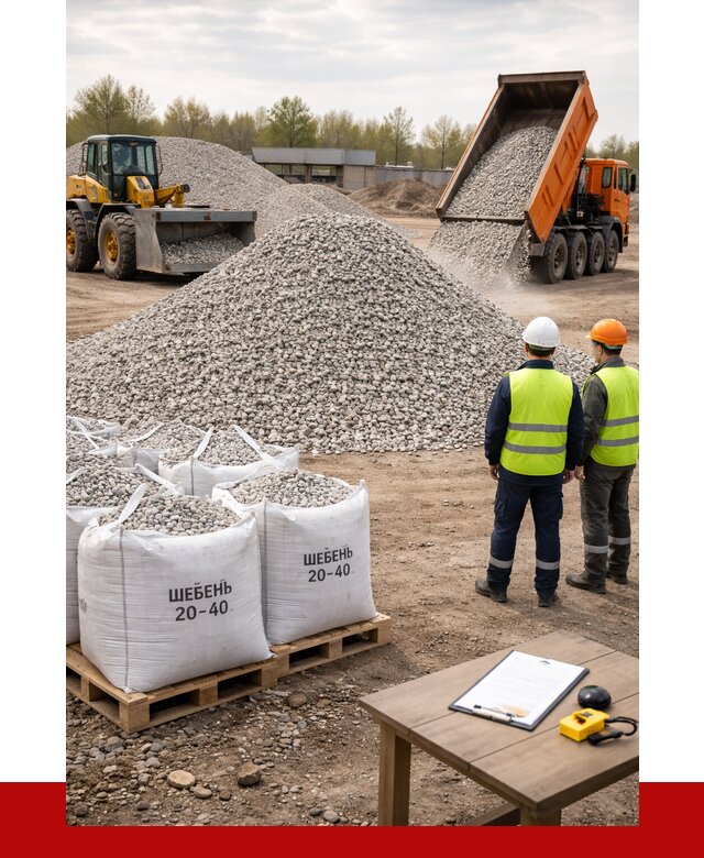 Известняковый щебень 20-40 в Ревде от 2222 р. ПРОНЕРУДРвд