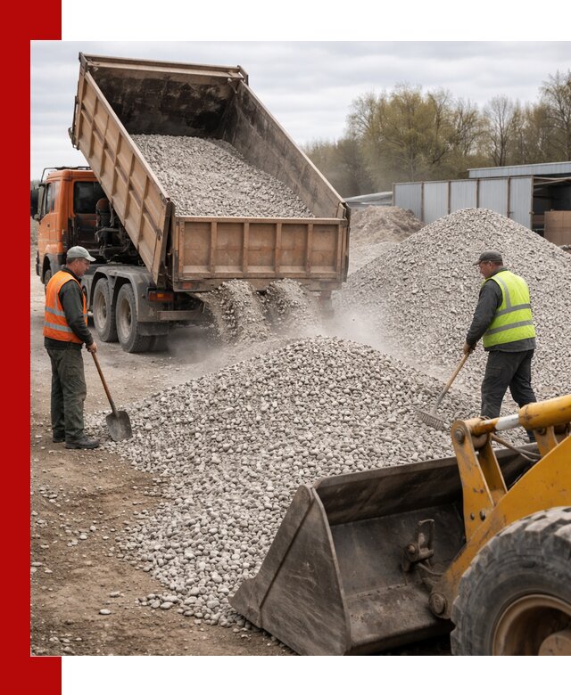 Доломитовый щебень фракции 5-20 с доставкой в Ревде