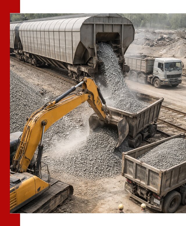 Доставка железнодорожного щебня в Ревде крупными партиями быстрого отгруза