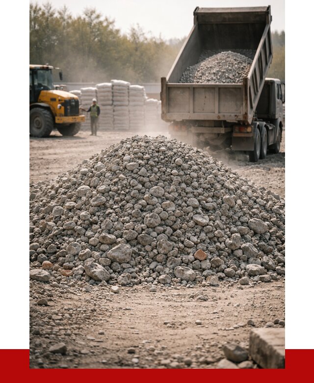 Вторичный щебень фракция 70-150 в Ревде от 1481 р. | ПРОНЕРУДРвд