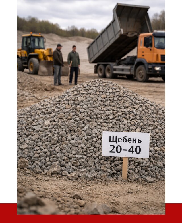 Бетонный щебень фракция 20-40 в Ревде от 2592 р. | ПРОНЕРУДРвд