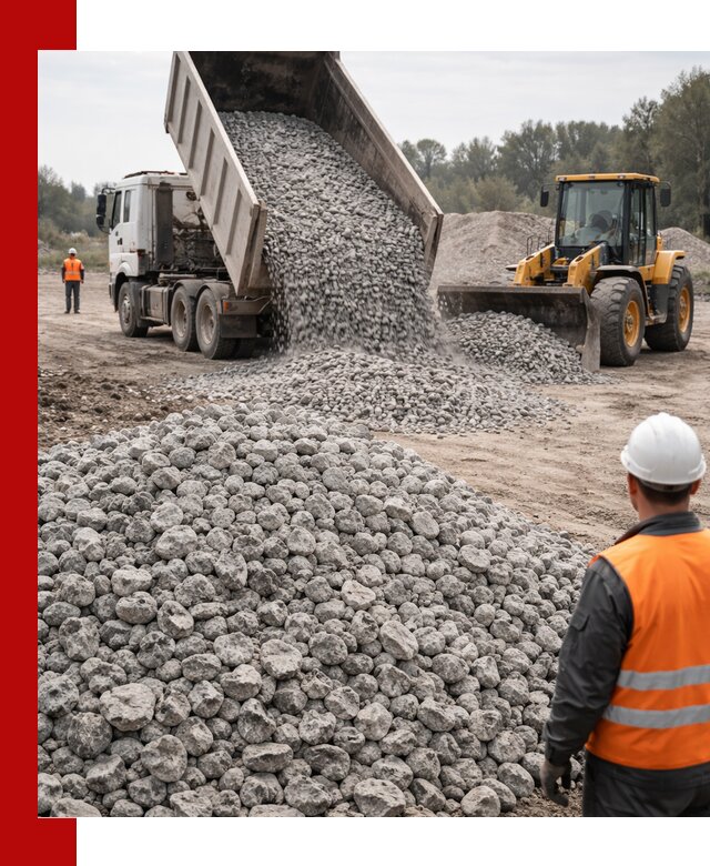 Доставка бетонного щебня фракции 20-40 в Ревде