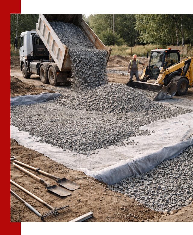 Щебень для фундамента с доставкой в Ревде