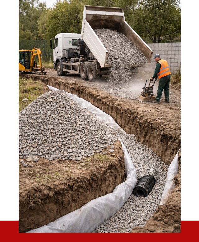 Щебень для дренажа в Ревде от 1957 р., ПРОНЕРУДРвд доставка