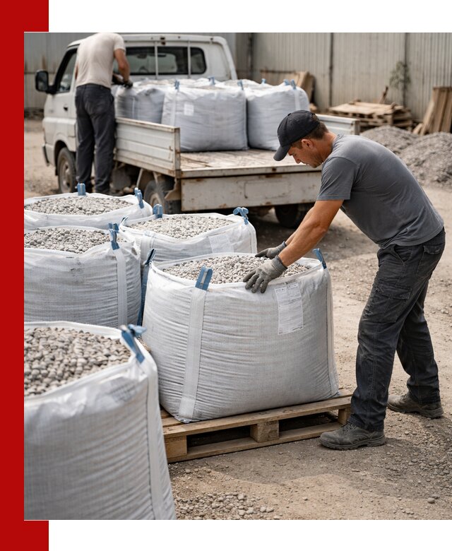 Доставка щебня в мешках по выгодным ценам в Ревде