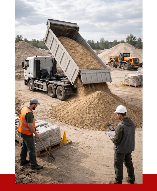Карьерный песок с доставкой в Ревде от 3808 р. ПРОНЕРУДРвд