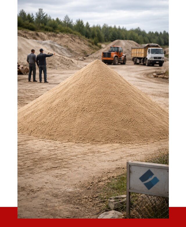 Карьерный песок навалом в Ревде от 1904 р. | ПРОНЕРУДРвд