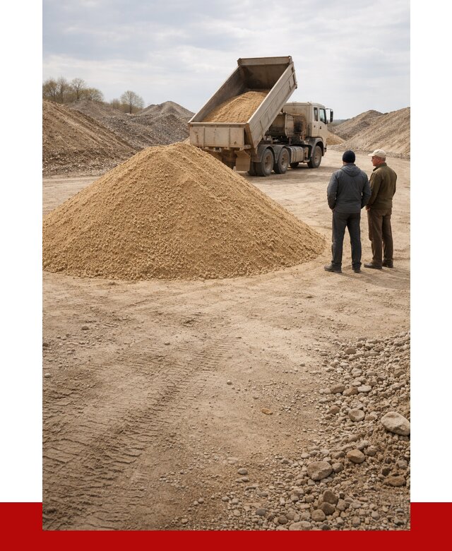 Карьерный песок крупнозернистый в Ревде от 8992 р | ПРОНЕРУДРвд