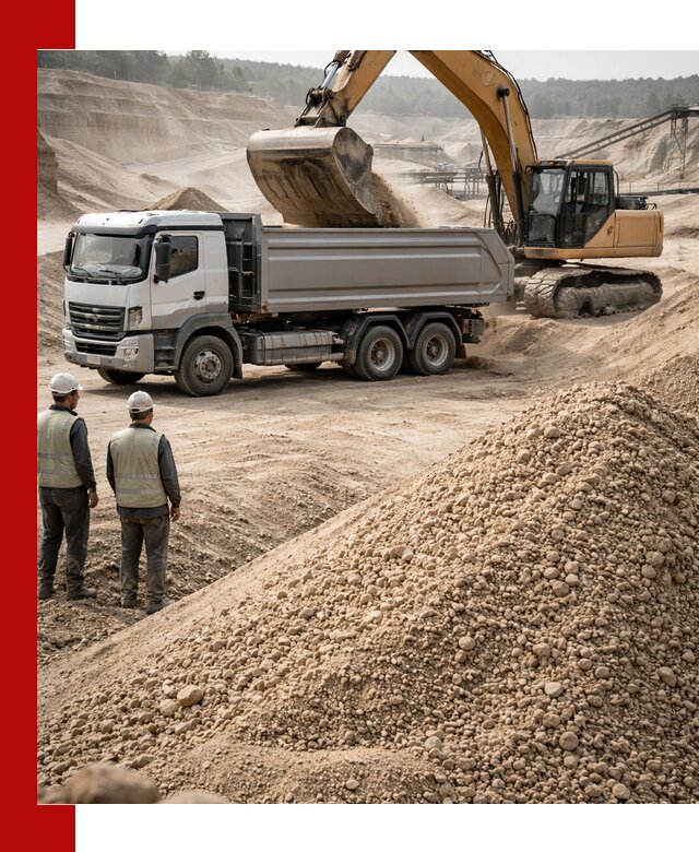 Карьерный крупнозернистый песок с доставкой в Ревде