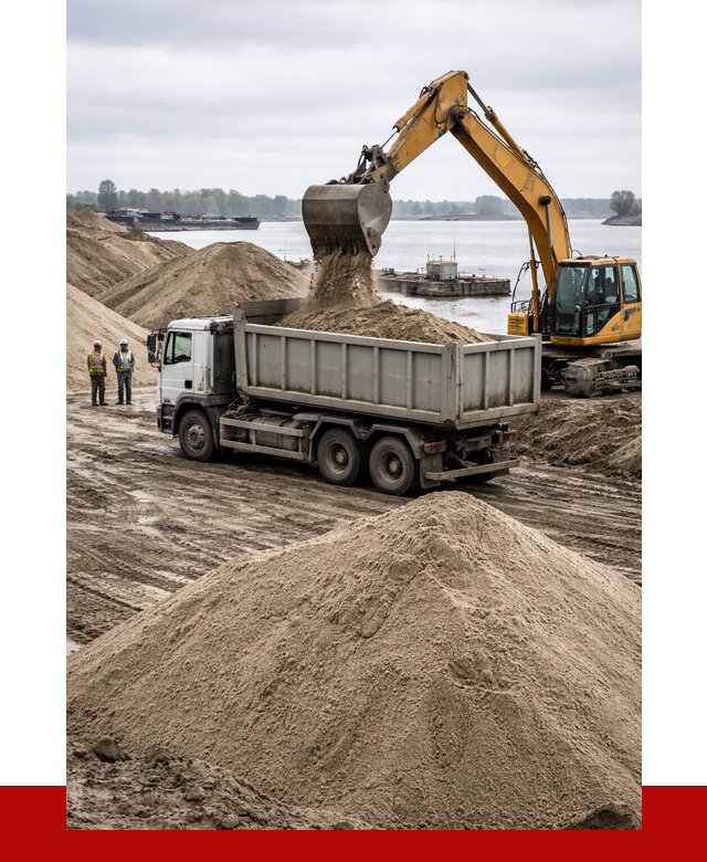 Купить речной песок навалом в Ревде от 1904 р., ПРОНЕРУДРвд