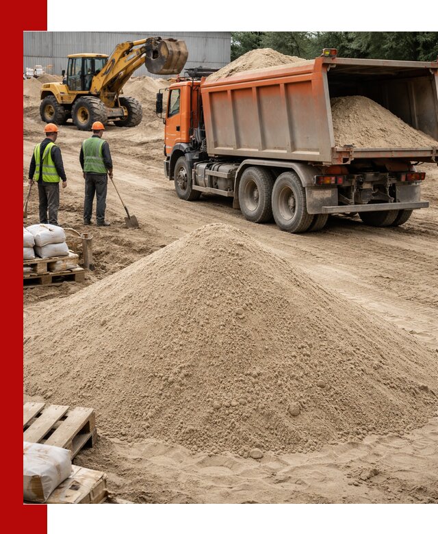 Доставка и продажа мытого речного песка в Ревде