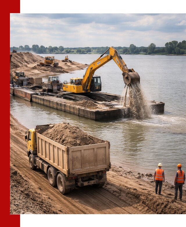 Намывной песок с доставкой в Ревде оптом и в розницу