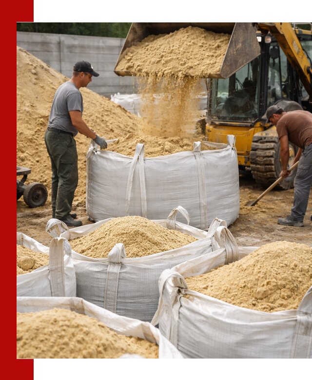 Поставка качественного песка для кладки в Ревде