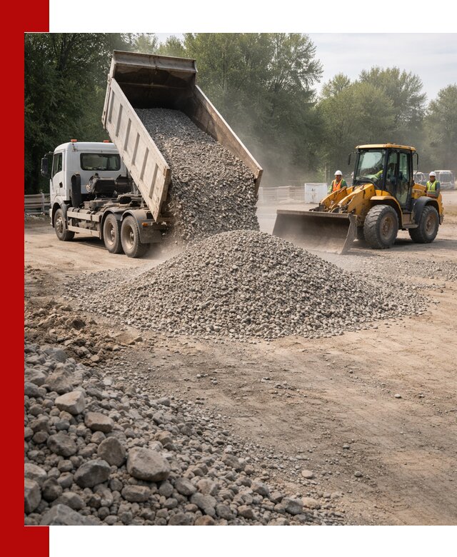 Гравий фракция 5–20 доставка в Ревде оптом и в розницу
