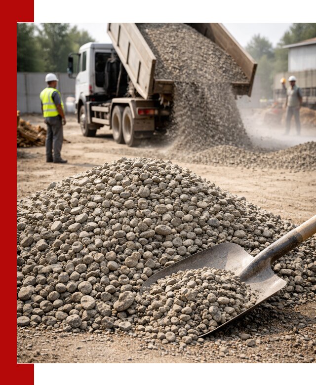 Доставка гравия фракции 20-40 в Ревде с самосвалами