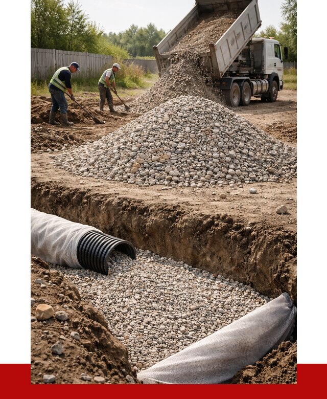 Гравий для дренажа в Ревде от 2327 р., доставка ПРОНЕРУДРвд