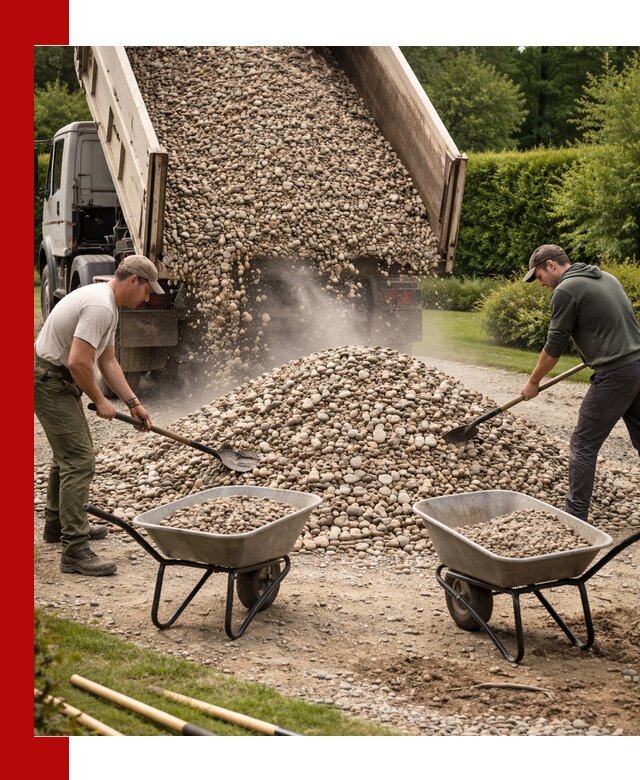 Доставка и продажа декоративной гальки в Ревде