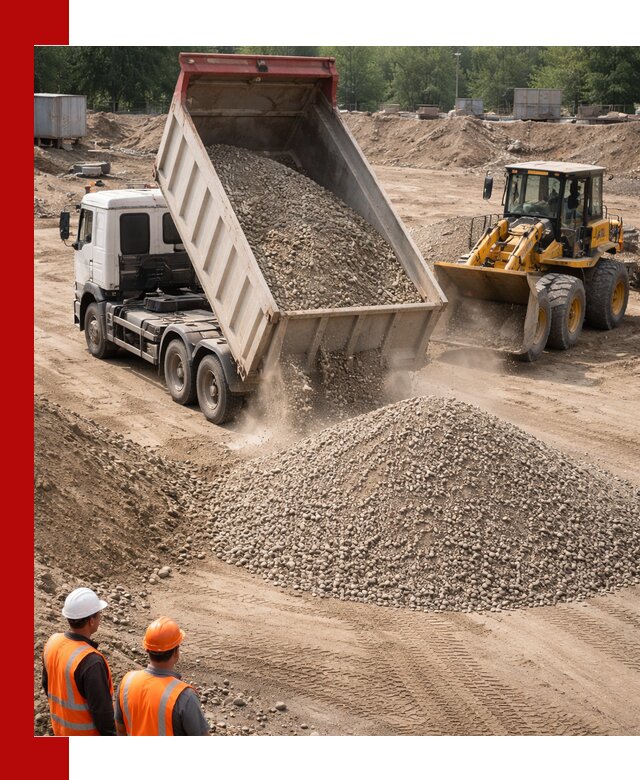 Щебень с песком (ЩГПС С2) с доставкой в Ревде