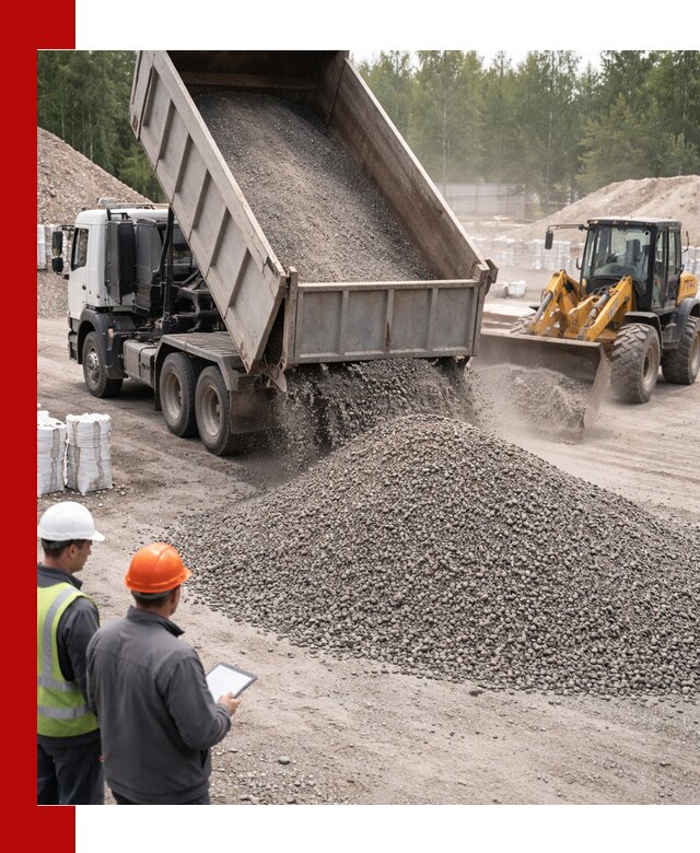 Доставка и продажа гранитного отсева 0-10 в Ревде