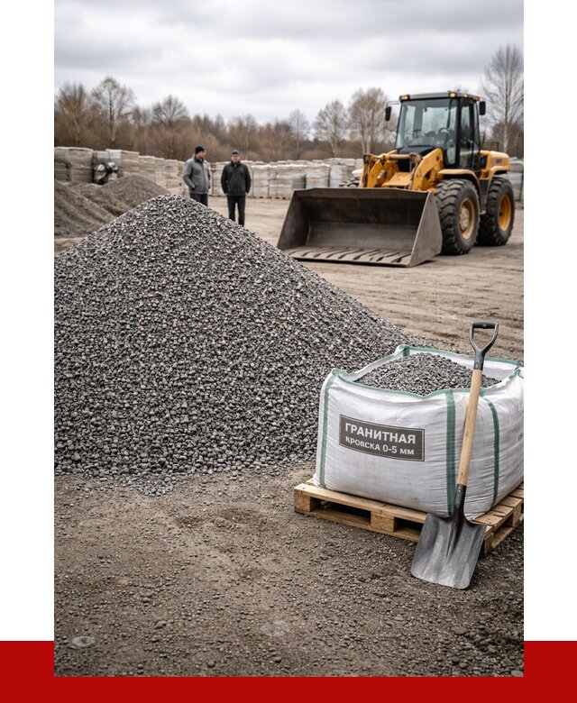 Купить гранитную крошку в Ревде от 5078 р. с доставкой | ПРОНЕРУДРвд