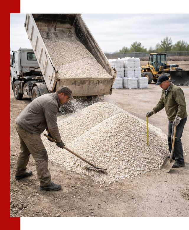 Мраморная крошка с доставкой и разгрузкой в Ревде