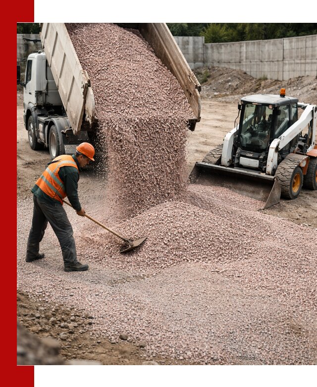 Крошка розовый гранит с доставкой в Ревде от производителя