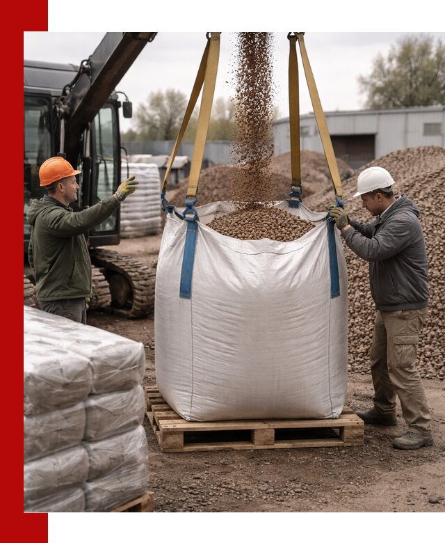 Керамзит в биг-бегах с доставкой в Ревде