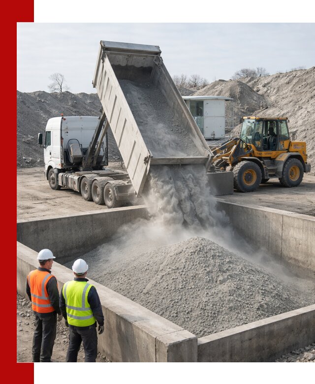 Доставка цемента навалом в Ревде крупными партиями