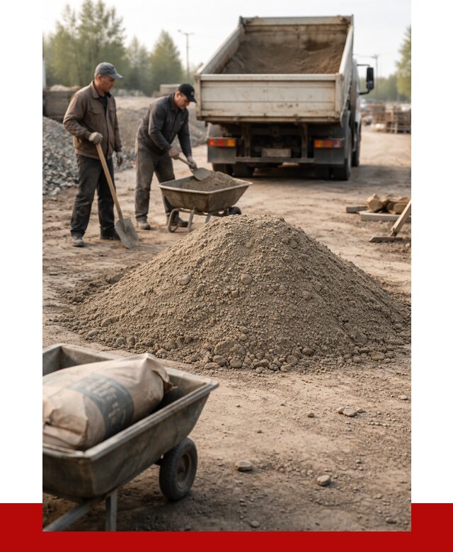 Цементно-песчаная смесь М150 в Ревде от 4972 р. | ПРОНЕРУДРвд