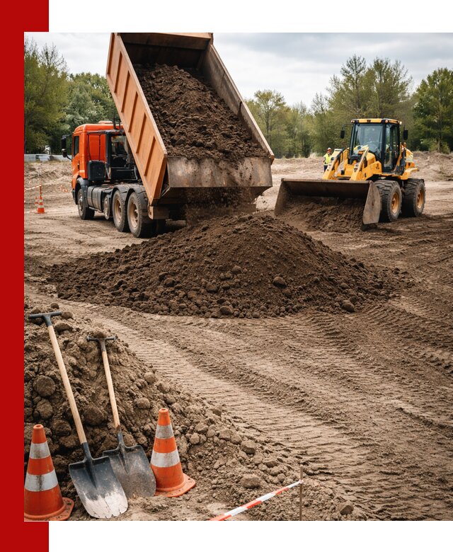 Поставка и доставка планировочного грунта в Ревде
