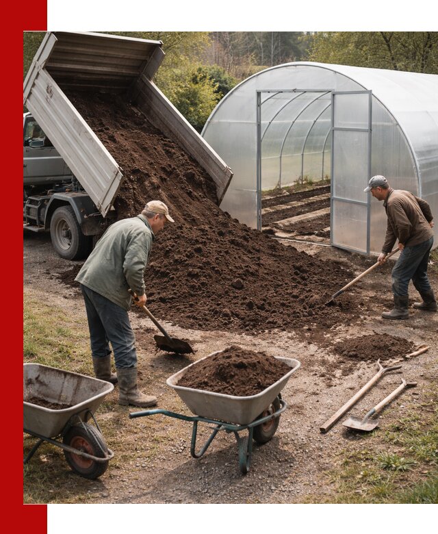 Грунт для теплицы с доставкой в Ревде — плодородный субстрат под растения