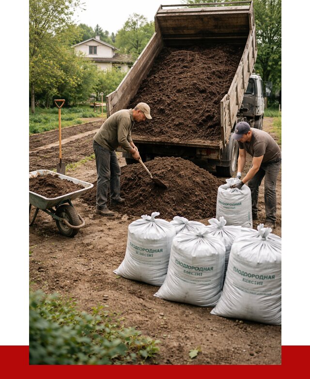 Плодородная смесь в Ревде от 4443 р./куб с доставкой | ПРОНЕРУДРвд