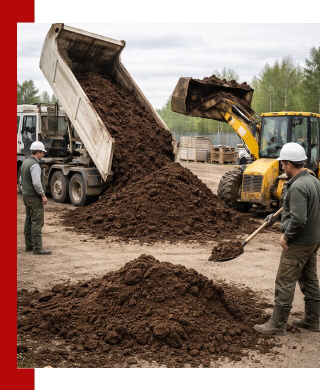 Доставка торфа оптом и в мешках в Ревде