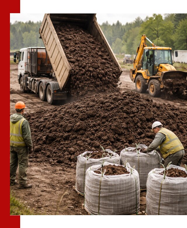 Доставка нейтрального торфа в Ревде оптом и в розницу