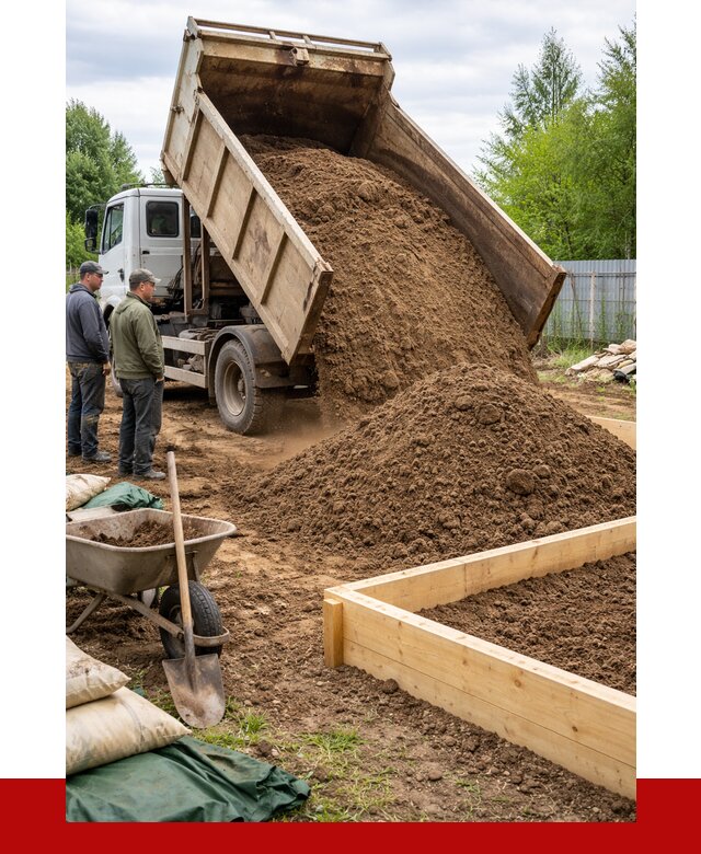 Торфо песчаная смесь в Ревде с доставкой от 1957 р. | ПРОНЕРУДРвд