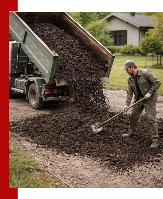 Чернозем для газона с доставкой в Ревде быстро и качественно