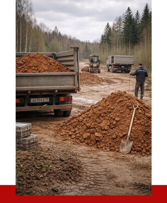 Глина и суглинки в Ревде от 4761 р. за куб | ПРОНЕРУДРвд