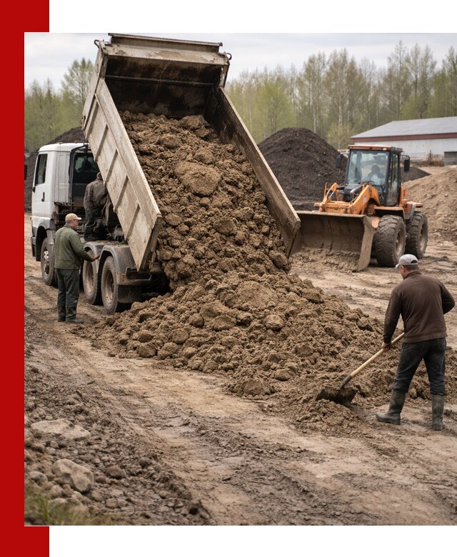 Доставка глин и суглинков в Ревде оптом и вкрай