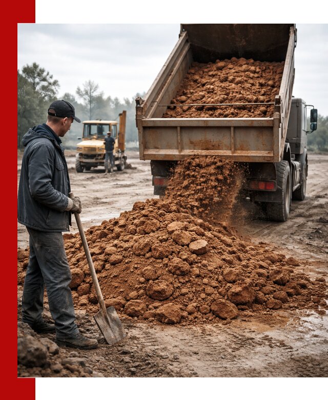 Глина для засыпки в Ревде с доставкой самосвалами