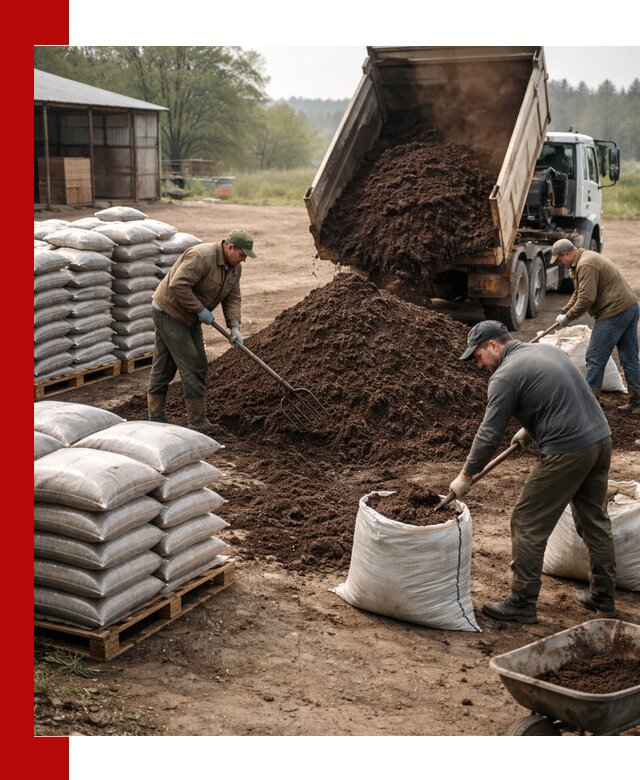 Доставка компоста оптом и в розницу в Ревде