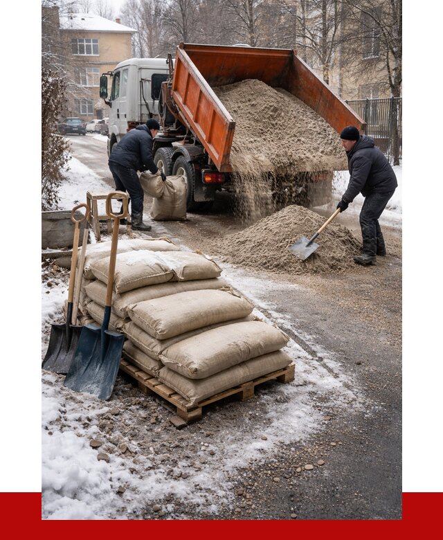 Противогололедные материалы оптом в Ревде от 4443 р. | ПРОНЕРУДРвд