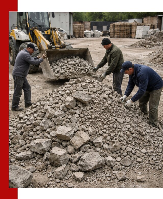 Демонтаж и вывоз бой бетона в Ревде